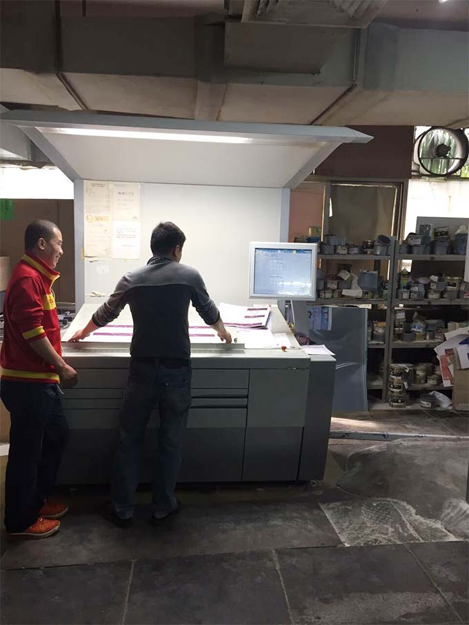 印刷機調控臺